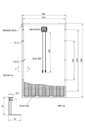 Monocrystalline Solar Modules Drawing